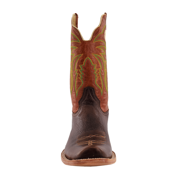 R Watson | Men's Cowhide Narrow Square 11"- HICKORY BROWN