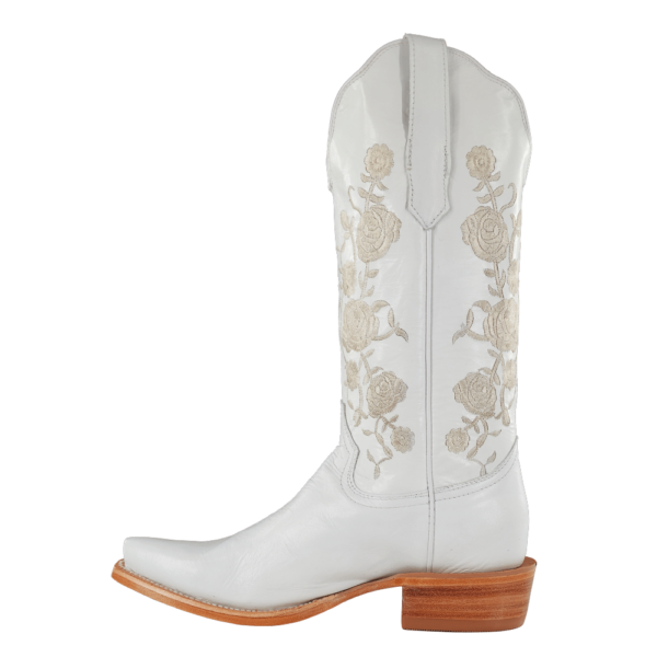 R Watson | Women's Cowhide Pointed 13"- WEDDING WHITE