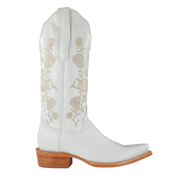 R Watson | Women's Cowhide Pointed 13"- WEDDING WHITE