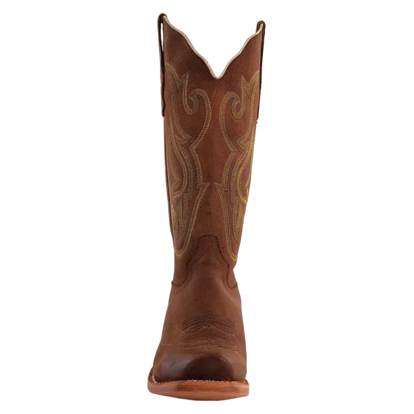 R Watson | Women's Cowhide Narrow Square 13"- CAMEL BROWN