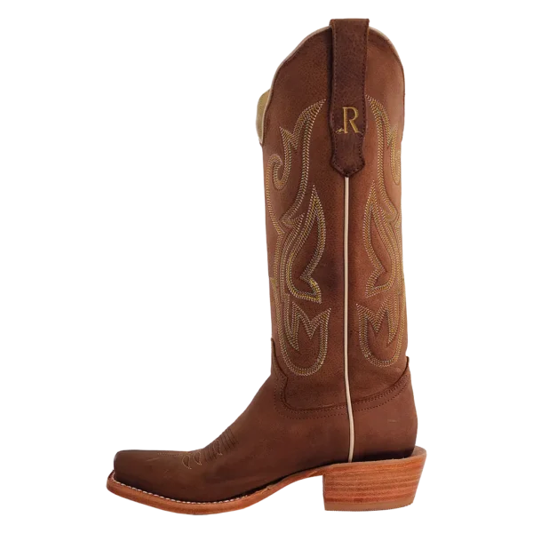 R Watson | Women's Cowhide Narrow Square 13"- CAMEL BROWN