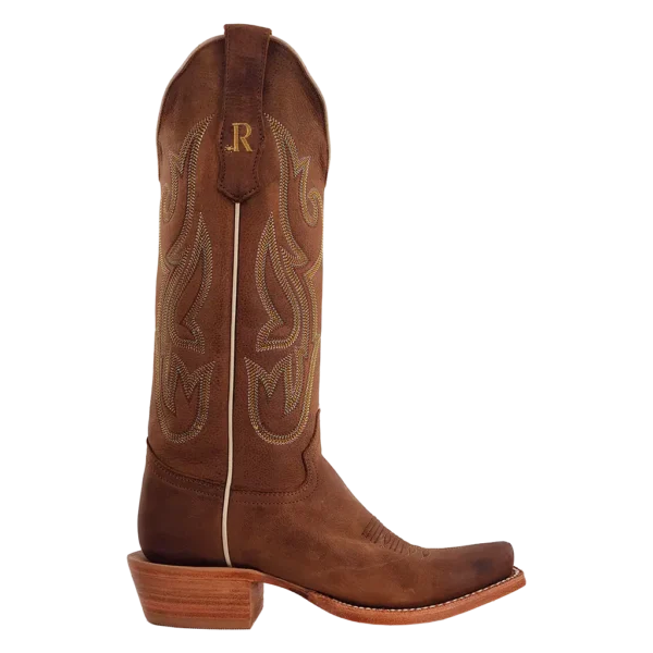 R Watson | Women's Cowhide Narrow Square 13"- CAMEL BROWN