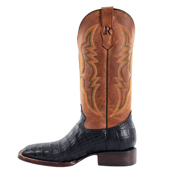 R Watson | Men's Caiman Tail Wide Square 13"- BLACK