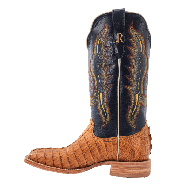 R Watson | Men's Hornback Caiman Tail Wide Square 13"- SADDLE