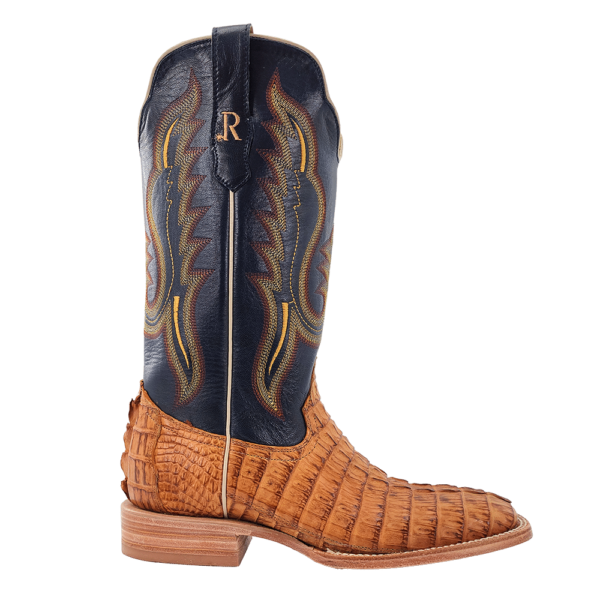 R Watson | Men's Hornback Caiman Tail Wide Square 13"- SADDLE