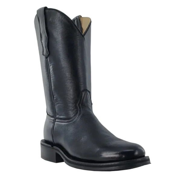 R Watson | Men's Cowhide Roper 12"- BLACK